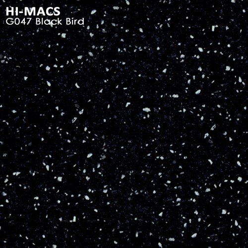 картинка  LG Hi-Macs G047 Black Bird (остаток 1.19х0,76 метра) от Столешка ру