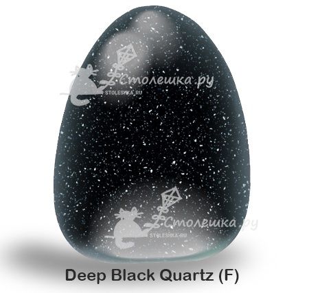 Deep Black Quartz (F) (остаток 1,82х0,76 метра)
