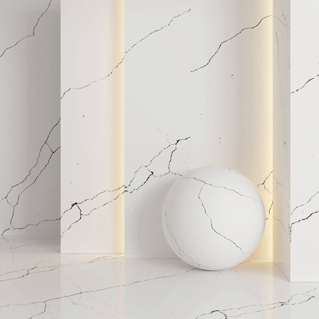 Q735 Bianco Venato
