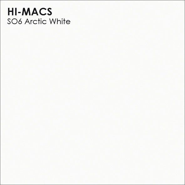 картинка  LG Hi-Macs S06 Arctic White от Столешка ру