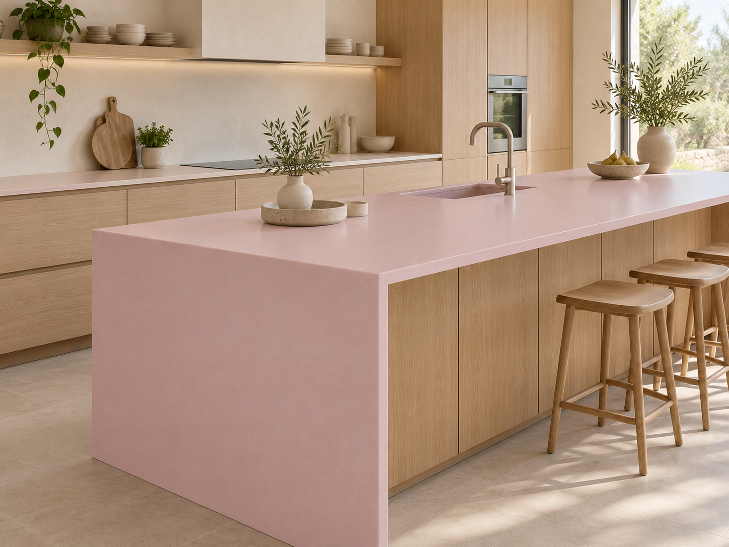 S233 Pink Leia — Кухонный остров