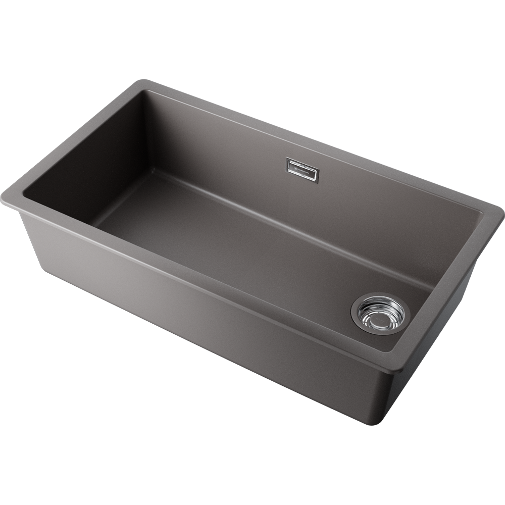 Кухонная мойка OMOIKIRI Kata 76-U/I Side, leningrad grey цвет — общий вид