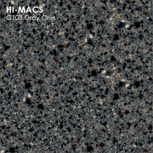 HI-MACS G103 Grey Onix — фактура