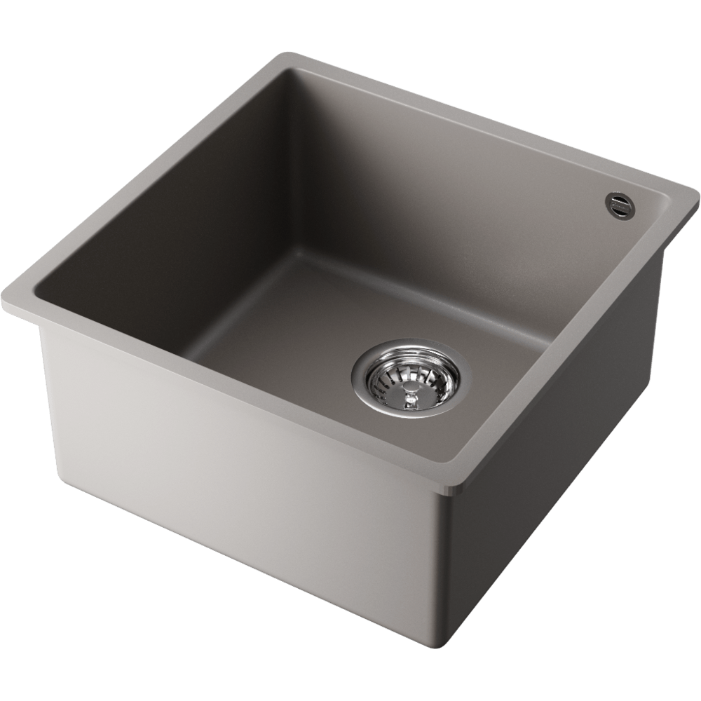 Кухонная мойка OMOIKIRI Bosen 44-U, leningrad grey цвет — общий вид