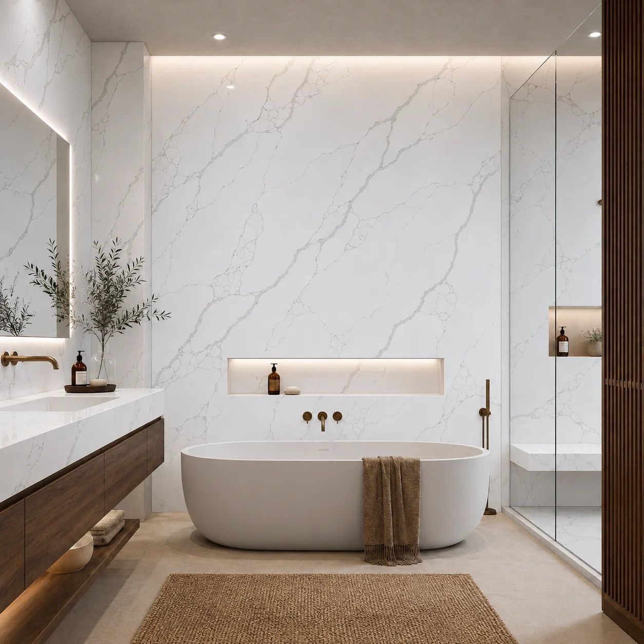PRIMAX Quartz 740 Rainbow Calacatta