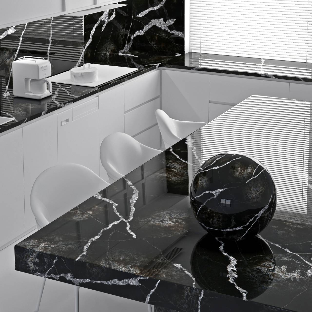 Q795 Calacatta Magic Dark