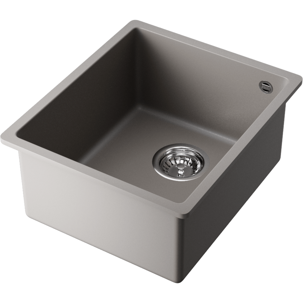Кухонная мойка OMOIKIRI Bosen 38-U, leningrad grey цвет — общий вид