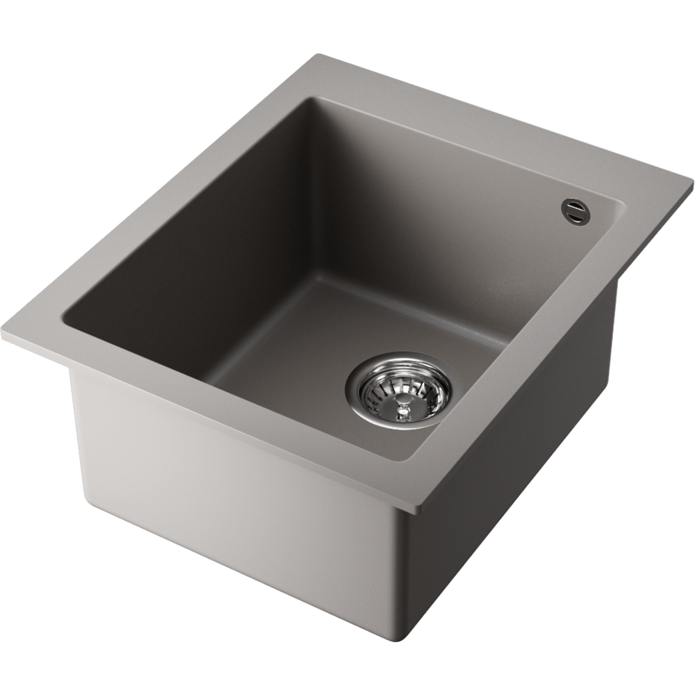 Кухонная мойка OMOIKIRI Bosen 41, leningrad grey цвет — общий вид