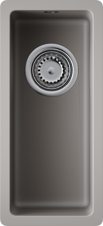 Кухонная мойка OMOIKIRI Bosen 20-U, leningrad grey цвет — вид сверху