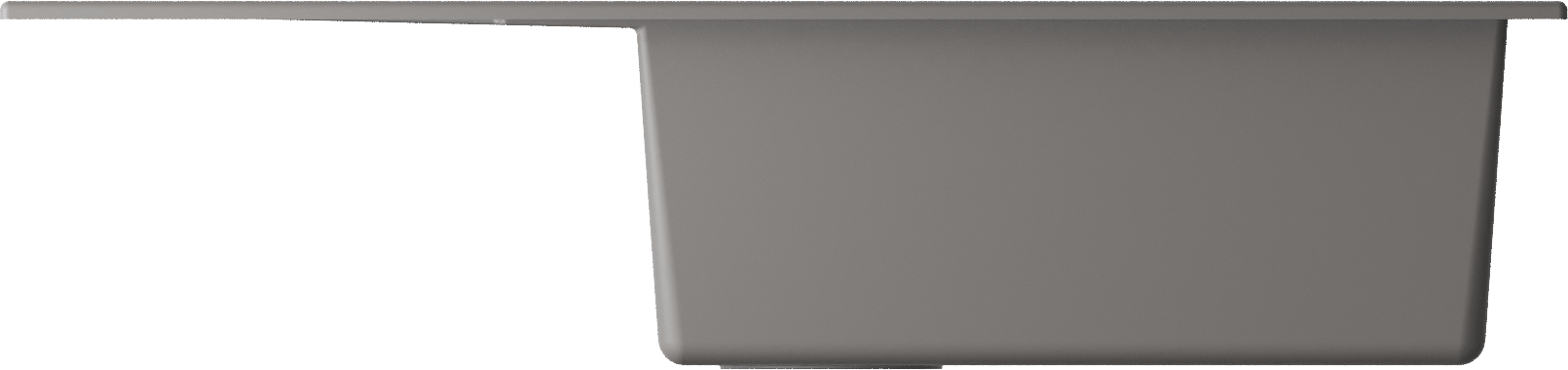 Кухонная мойка OMOIKIRI Sumi 86A, leningrad grey цвет — вид сбоку
