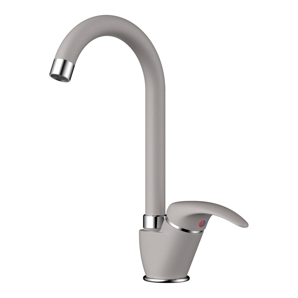 Смеситель OMOIKIRI Umi, цвет leningrad grey, общий вид